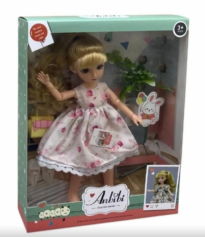 ANBİBİ KUTULU HAREKETLİ AKSESUARLI BEBEK