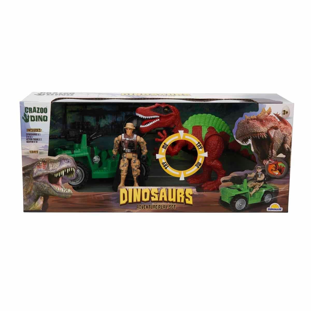 Crazoo Dino Dinozor Yakalayıcı Oyun Seti 13 Parça
