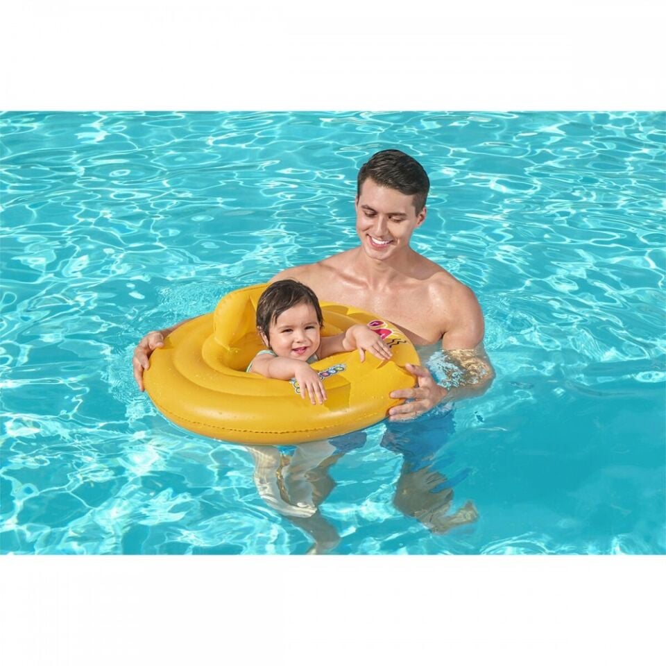 LUKS SARI BABY FLOAT OTURAKLI 70CM ( SARI )