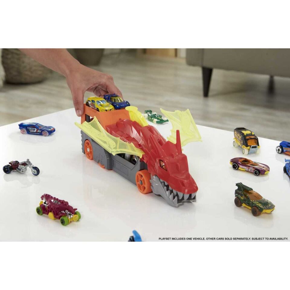 Hot Wheels Fırlatıcı ve Taşıyıcı Ejderha GTK42