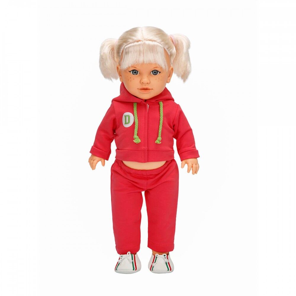 Tina Sporty Pembe Eşofmanlı Bebek 45 cm