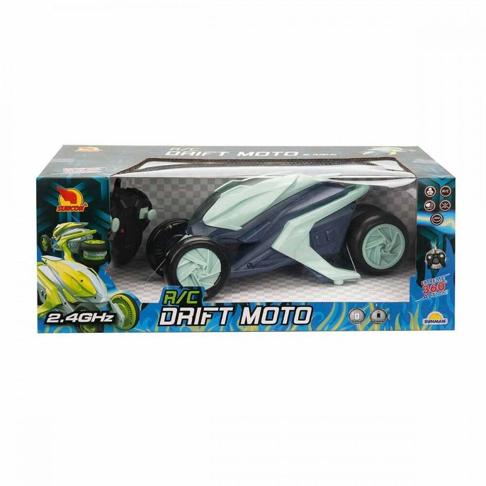 Drift Moto Işıklı 360 Derece Dönen USB Şarjlı Uzaktan Kumandalı