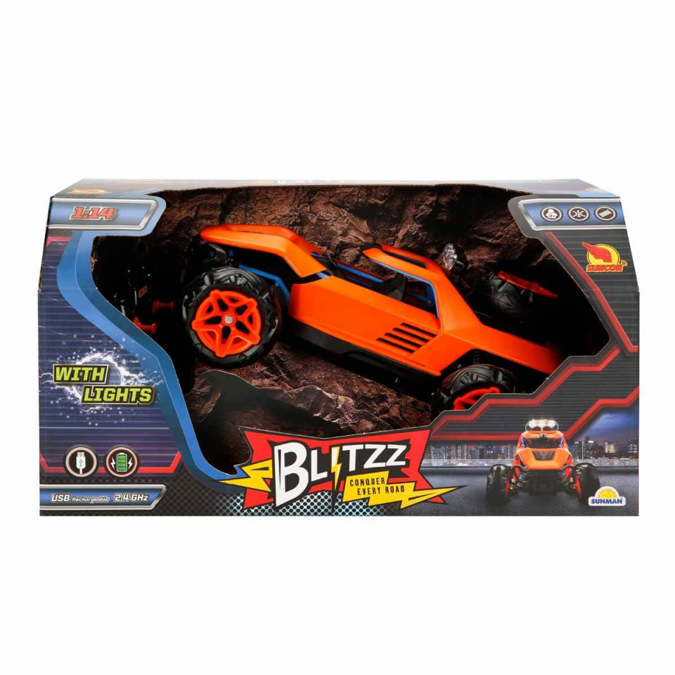 1:14 Suncon Blitzz USB Şarjlı Işıklı Uzaktan Kumandalı Araba 32 cm