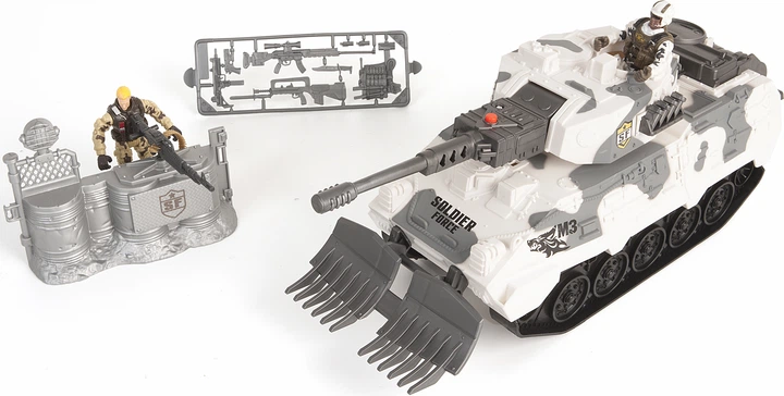 Soldier Force Desert Tank: Sesli ve Işıklı Askeri Oyun Seti (38 cm)