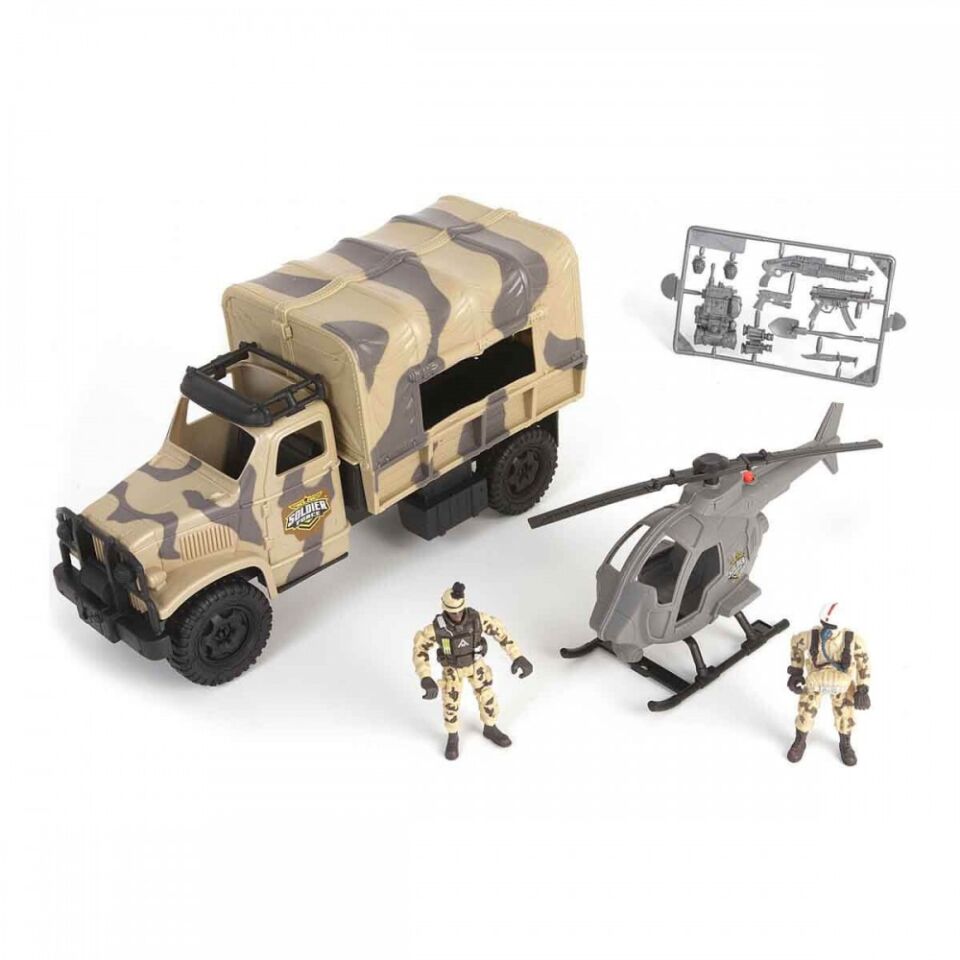 ASKER OYUN SET SOLDIER FORCE TROOPER TRUCK