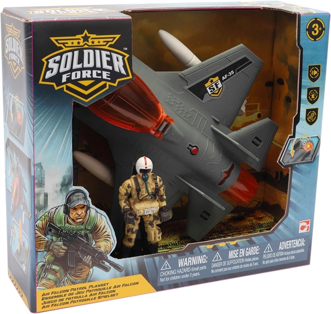 Asker Oyun Set Soldier Force Air Falcon Patrol