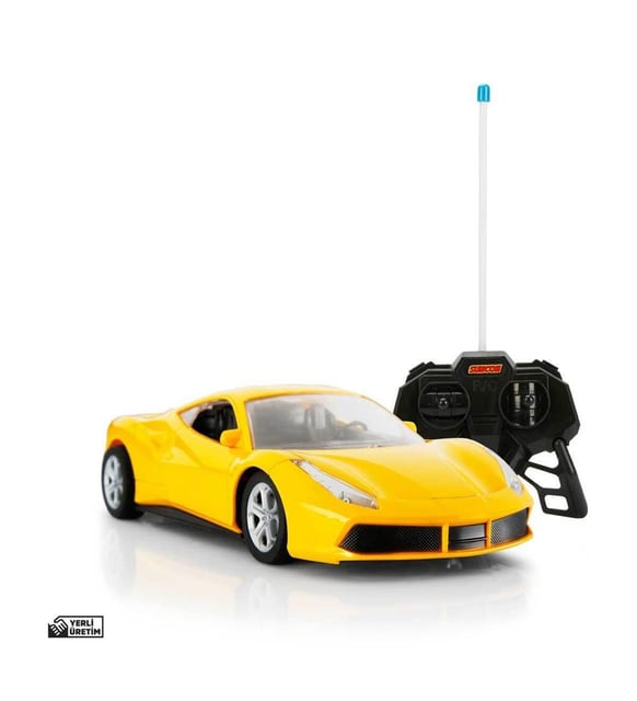 1:12 Night Racer 3D Işıklı Uzaktan Kumandalı USB Şarjlı Araba 35 cm