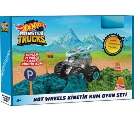Mattel Hotwheels Monster Trucks Kinetik Kum Oyun Seti HHJ36