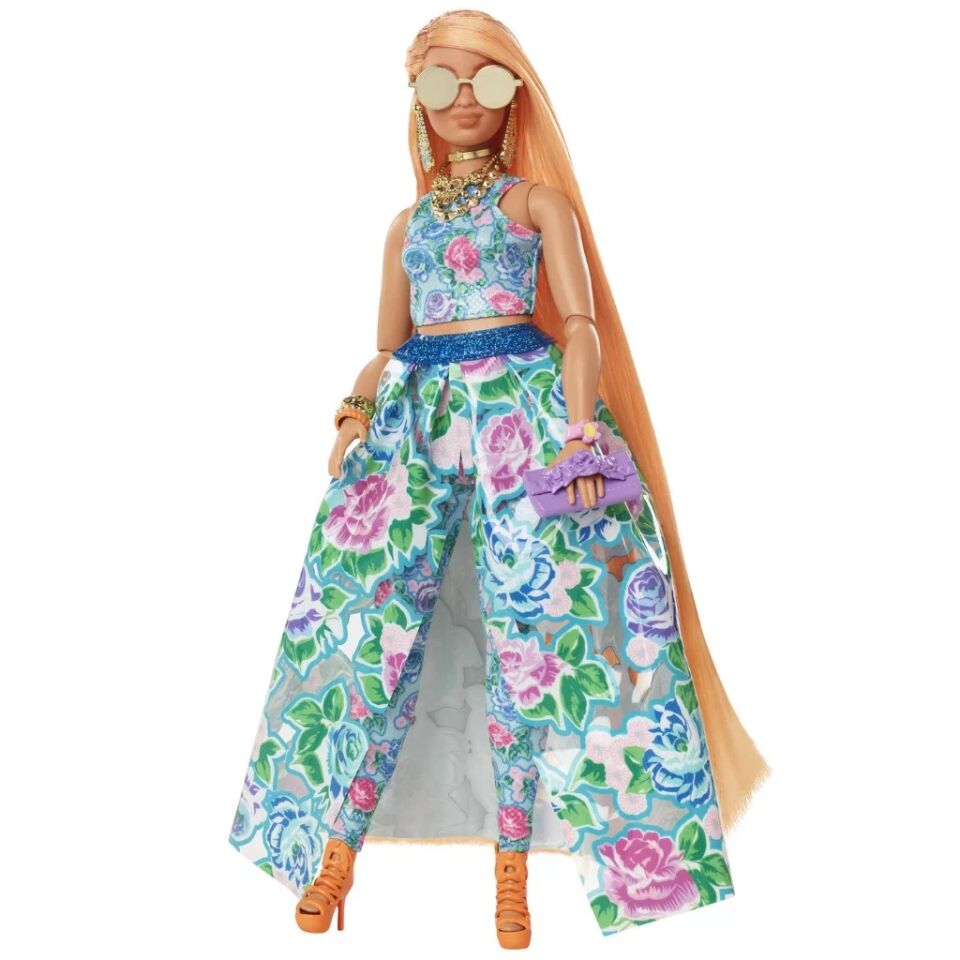 Barbie Extra Fancy Çiçekli Kostümlü Bebek