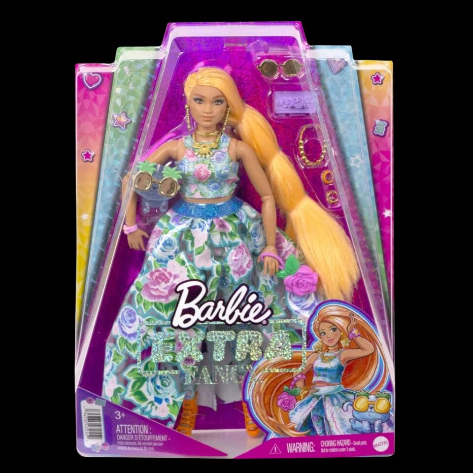 Barbie Extra Fancy Çiçekli Kostümlü Bebek
