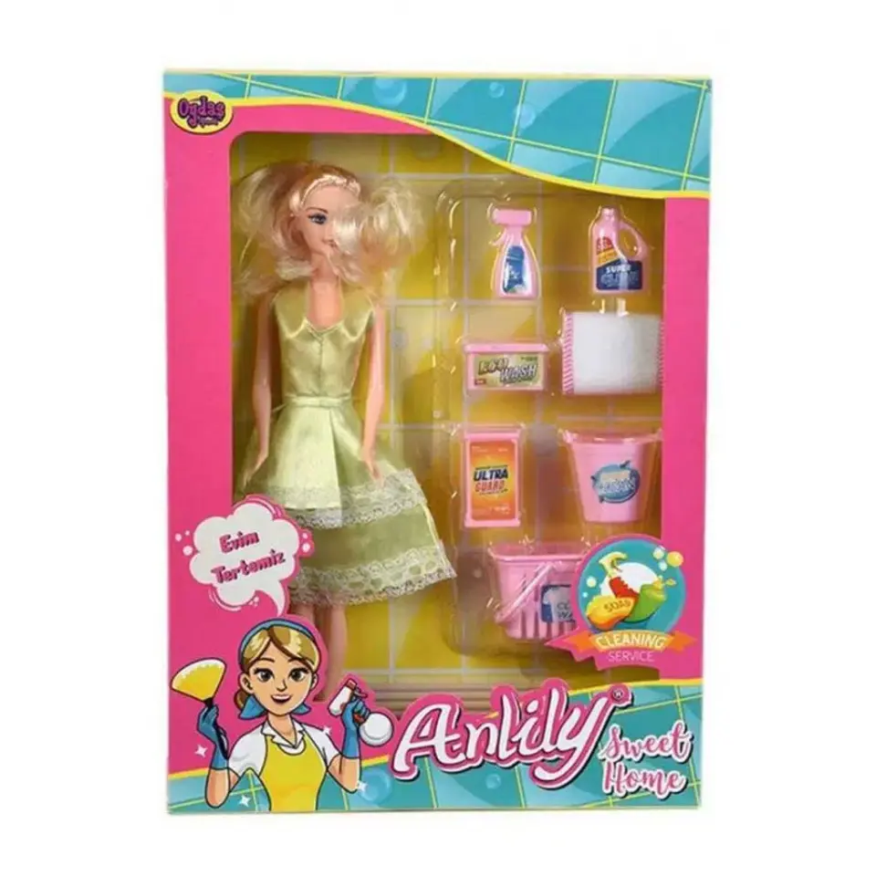 ANLILY TEMIZLIK SETLI BEBEK