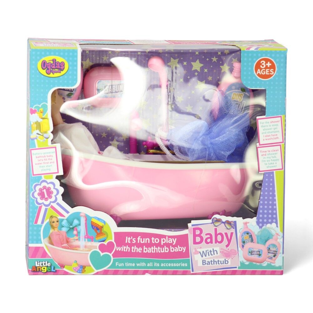 PİLLİ KÜVETTE DUŞ YAPAN BEBEK