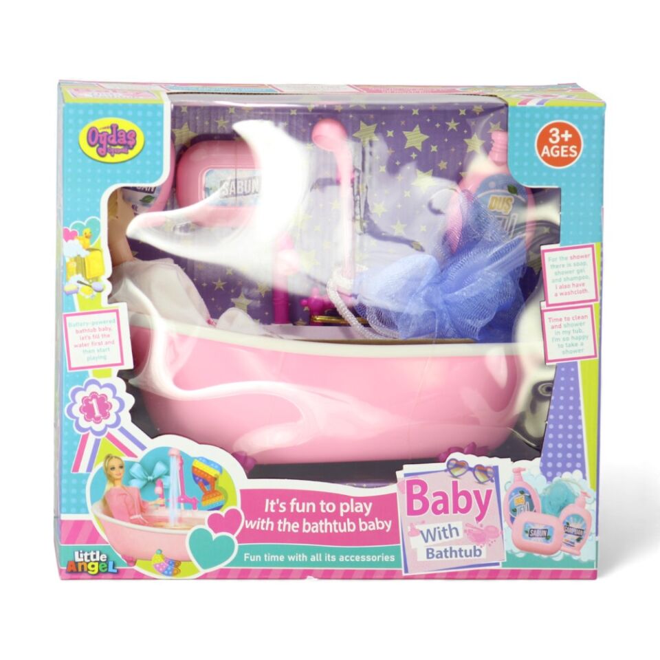 PİLLİ KÜVETTE DUŞ YAPAN BEBEK