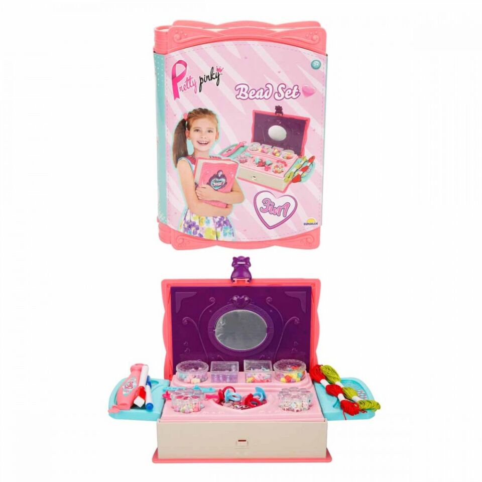 Pretty Pinky 3 ü 1 Arada Boncuk Yapım