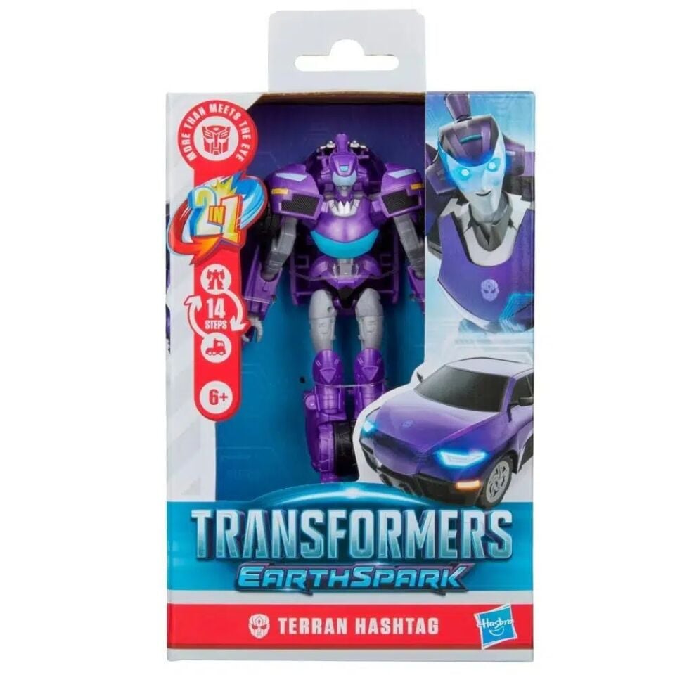 Transformers EarthSpark Terran Hashtag Deluxe Figür
