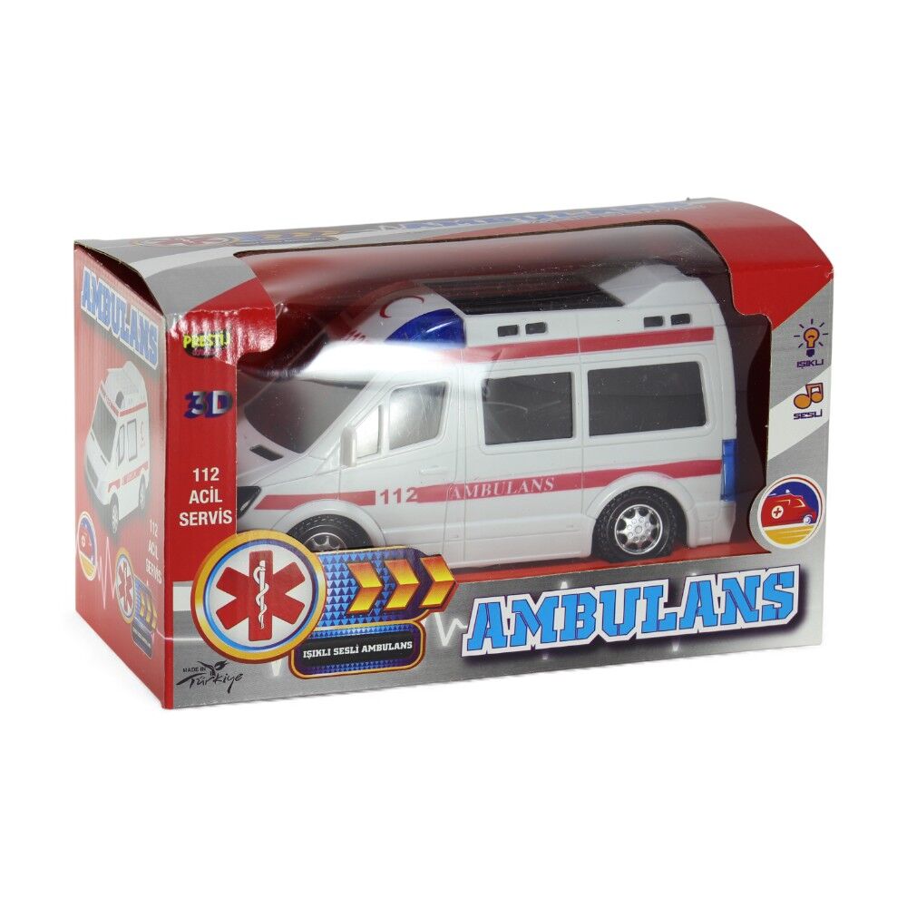 Işıklı ve Sesli Ambulans Çek Bırak