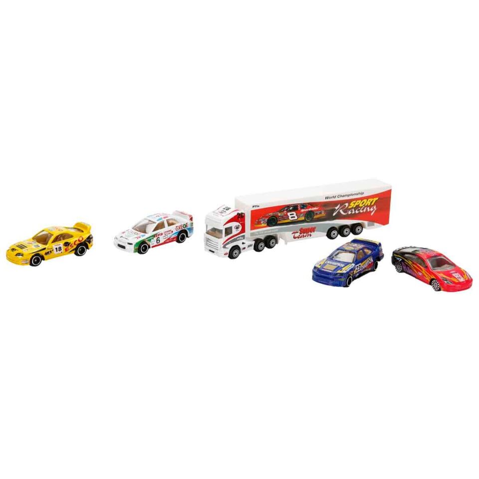Maxx Wheels Die Cast 5'li Araç Seti - Racing Çek Bırak