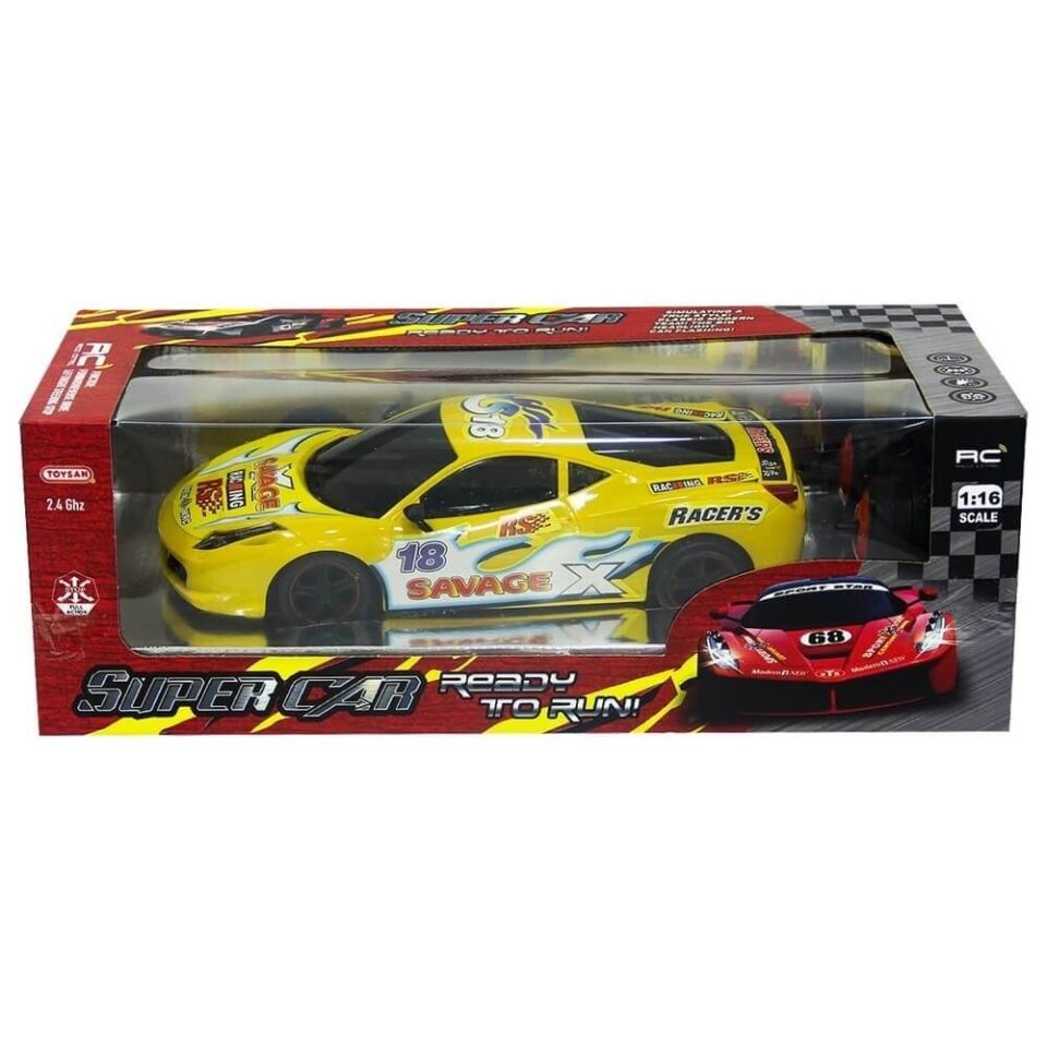 Uzaktan Kumandalı Şarjlı Racing Süper Car Spor Araba