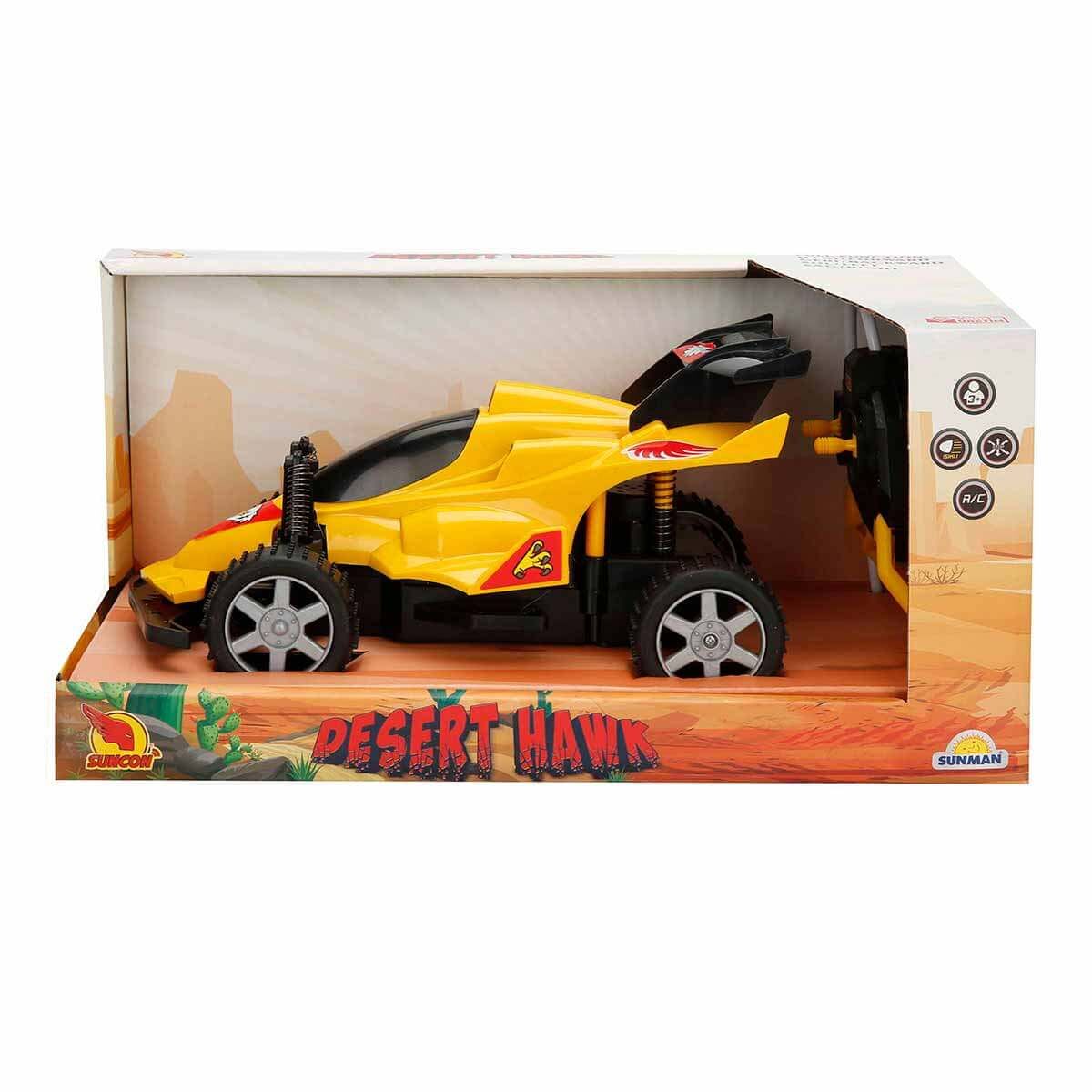 Suncon Uzaktan Kumandalı Desert Hawk Araba 23 cm Sarı