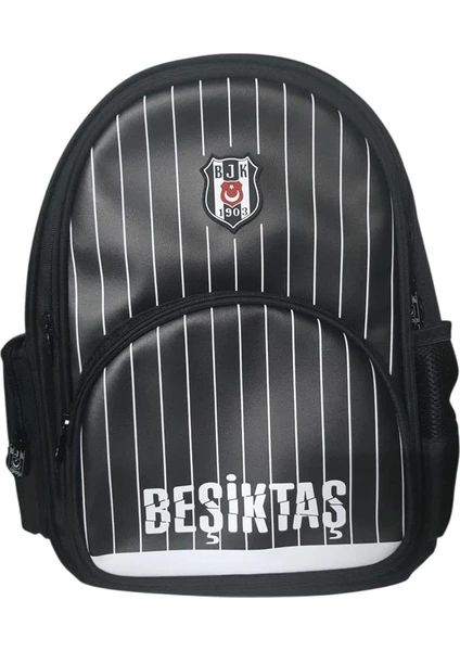 Beşiktaş Çubuk Desenli Suni Deri Okul Sırt Çantası 25352