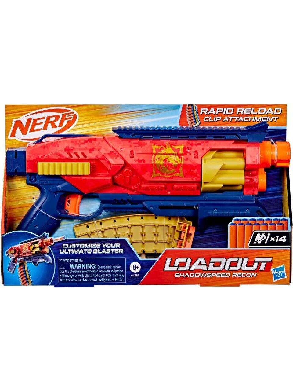 Nerf Loadout Shadowspeed Recon Silah