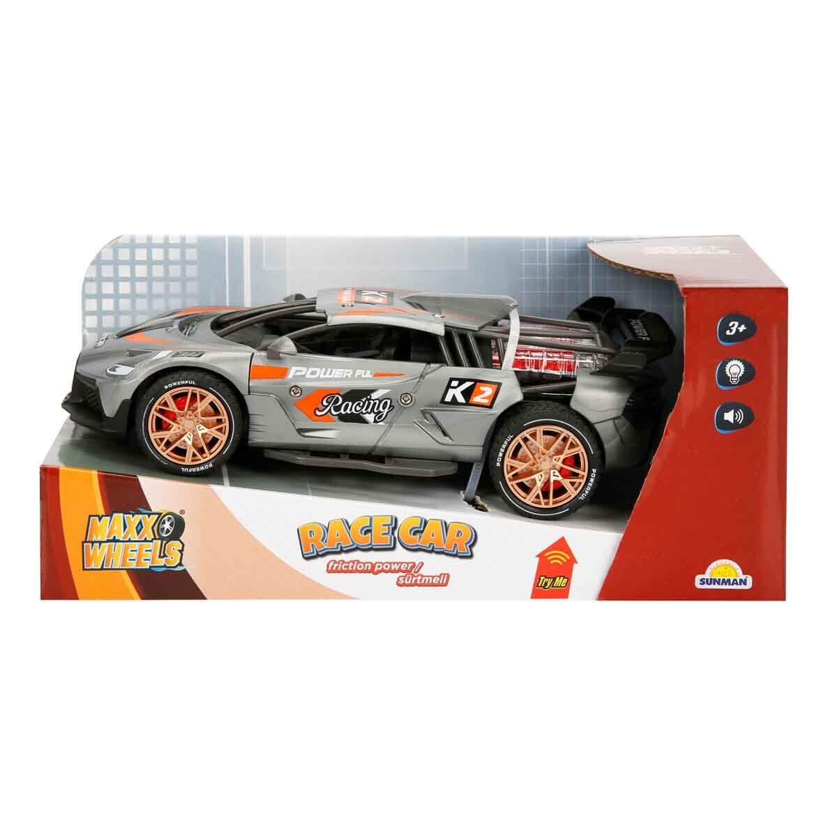 Maxx Wheels Sesli ve Işıklı Powerful Racing Sürtmeli Araba