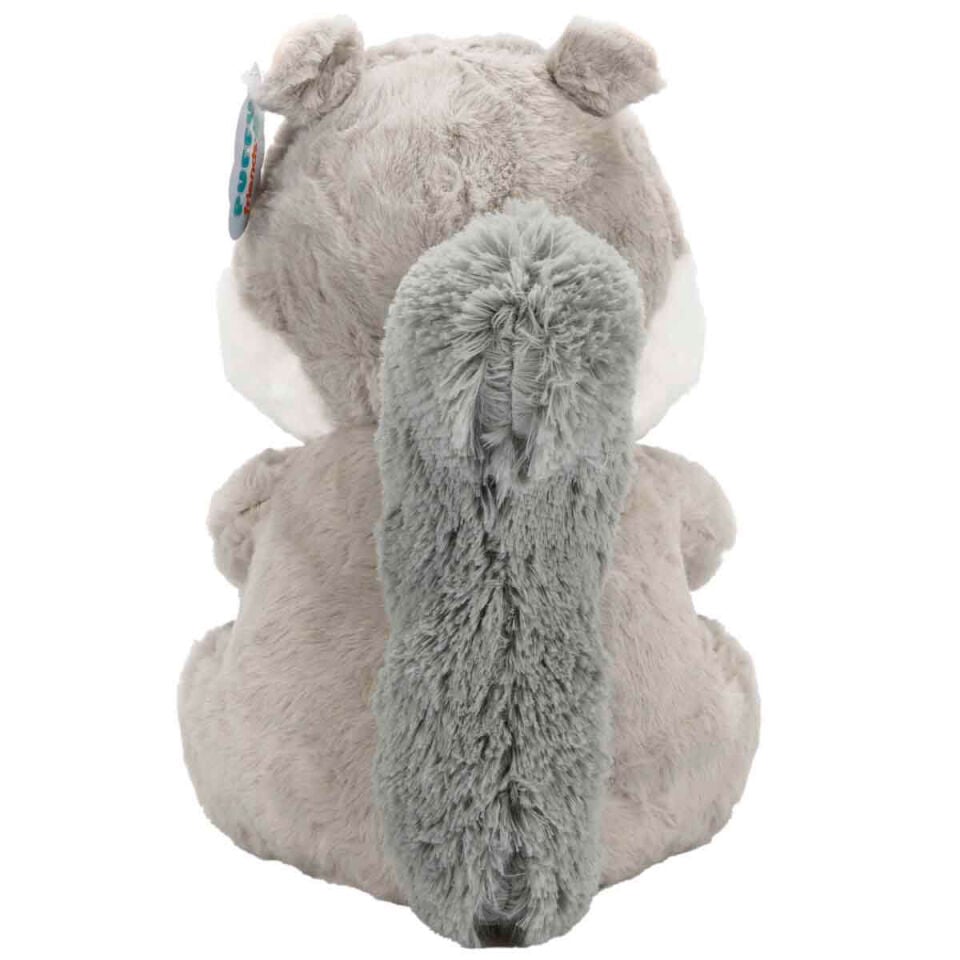 Meşe Palamudu Tutan Sincap Peluş 30 cm - Açık Kahverengi - GRİ