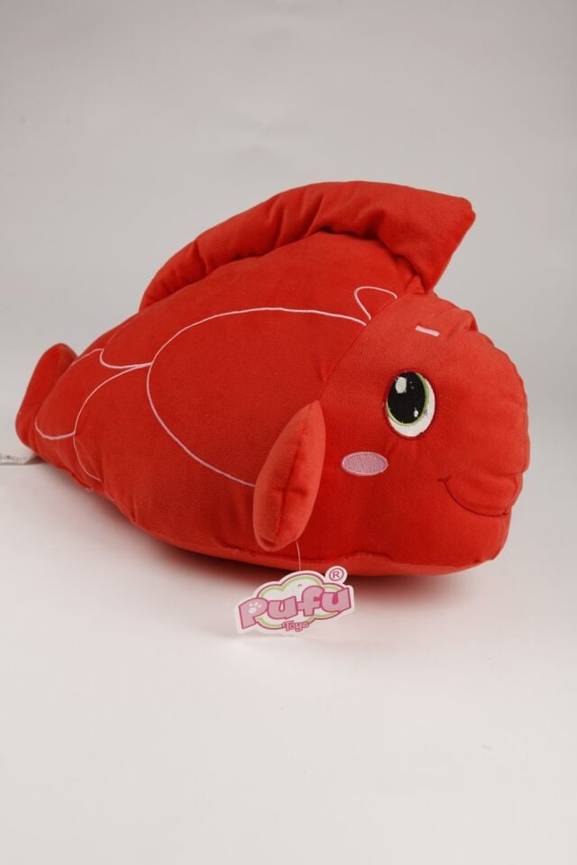 PELUŞ KIRMIZI BALIK SESLİ 60 CM