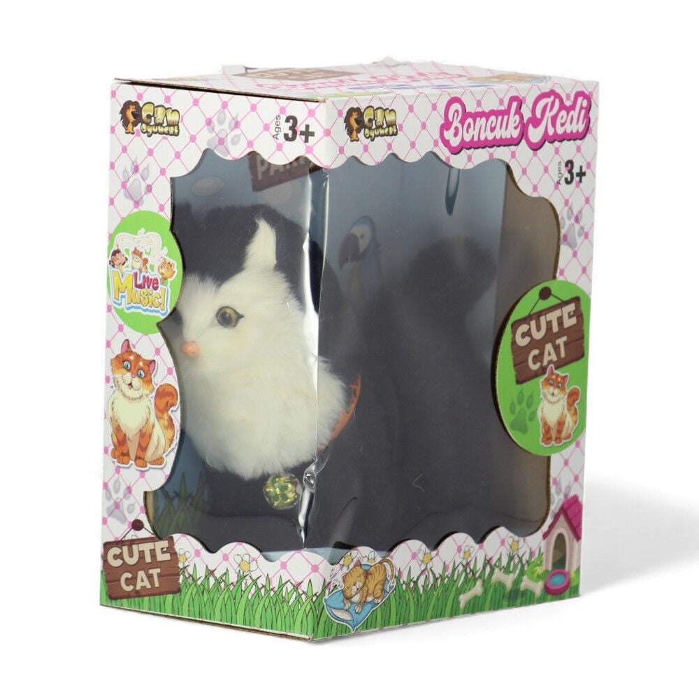 KUTULU PİLLİ BONCUK KEDİ