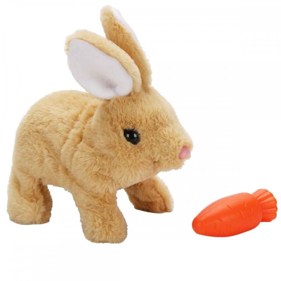 Sesli ve Hareketli Peluş Tavşan