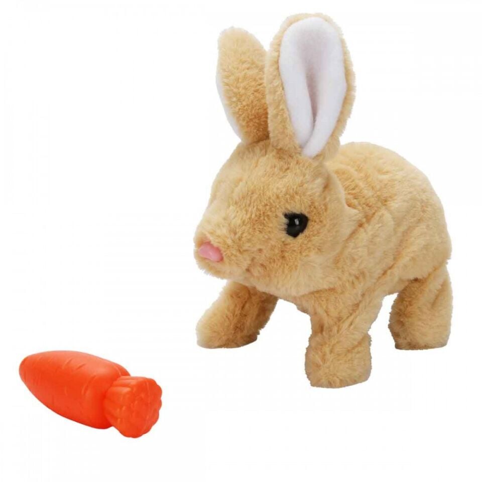 Sesli ve Hareketli Peluş Tavşan