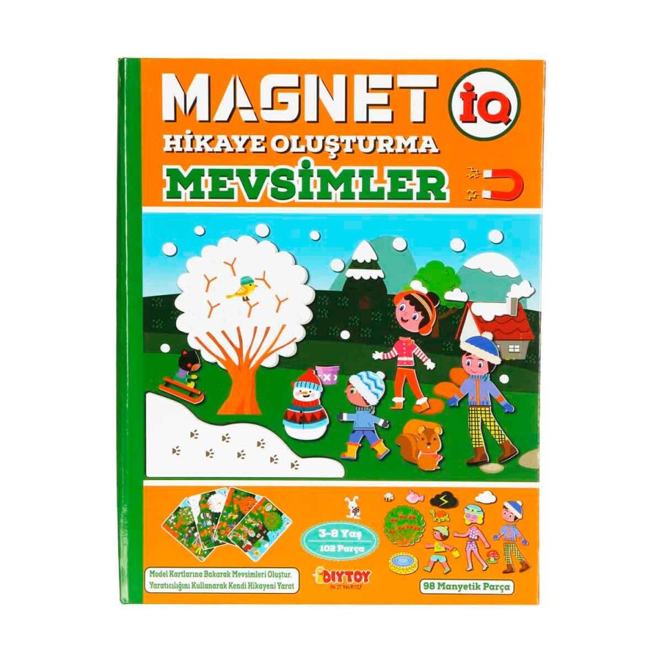 Manyetik Magnet Hikaye Oluşturma Mevsimler