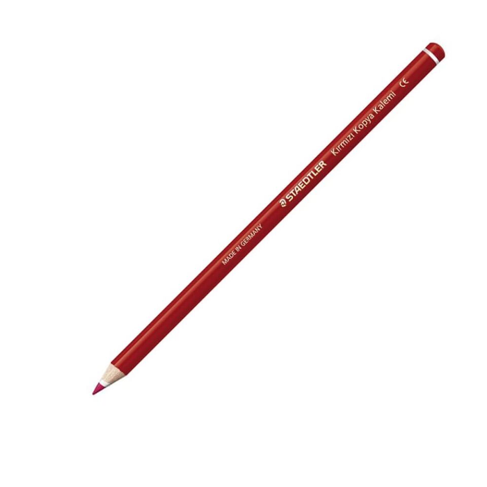 Staedtler Kırmızı Kopya Kalemi 12 Li