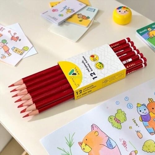 Adel Basic Kırmızı Kopya Kalemi 12 li