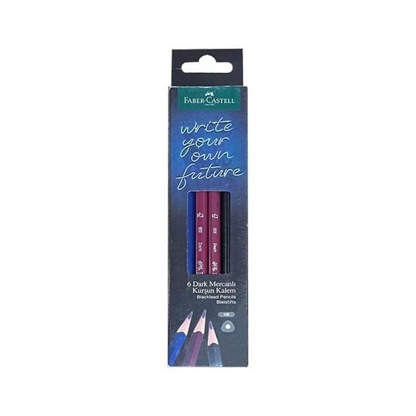Faber Castell Dark Mercanlı 6'lı Üçgen Kurşun Kalem