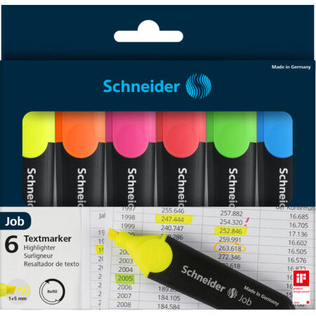 SCHNEIDER JOB FOSFORLU 6'Lı SET KARTON