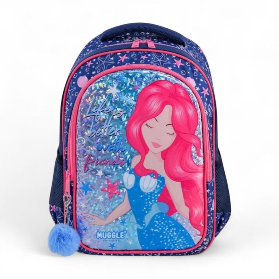 Muggle Mermaid Lacivert Sırt Çantası