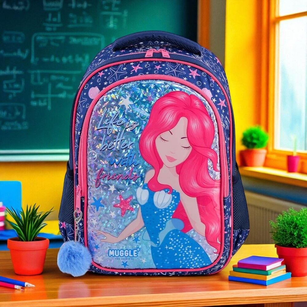 Muggle Mermaid Lacivert Sırt Çantası
