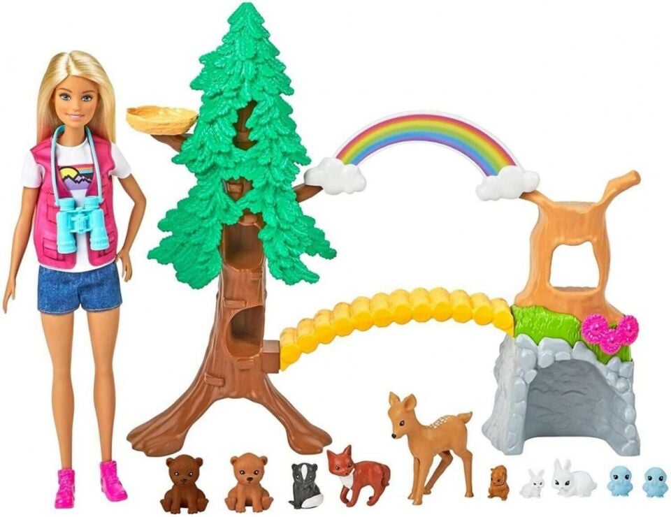 Barbie Tropikal Yaşam Rehberi Bebek ve Oyun Seti