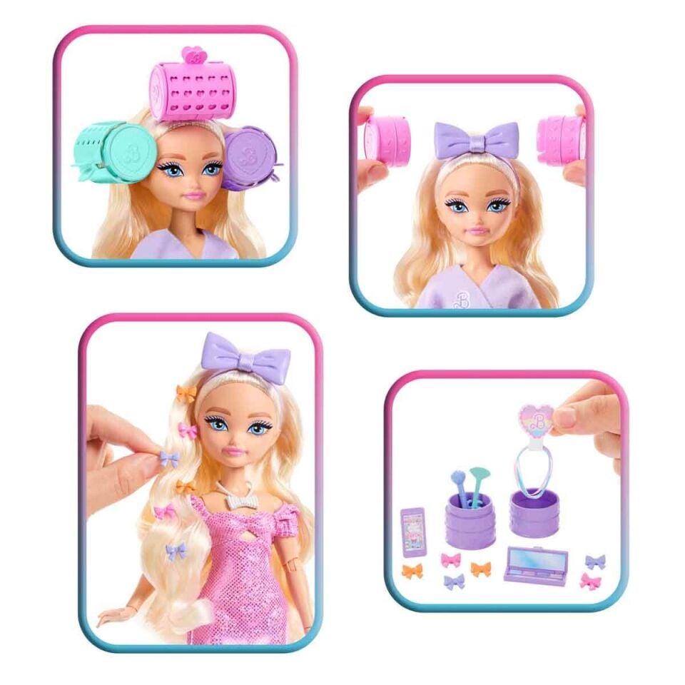 Barbie Dream Besties Barbie ile Hazırlan Malibu Bebek ve Aksesuarları JGG38