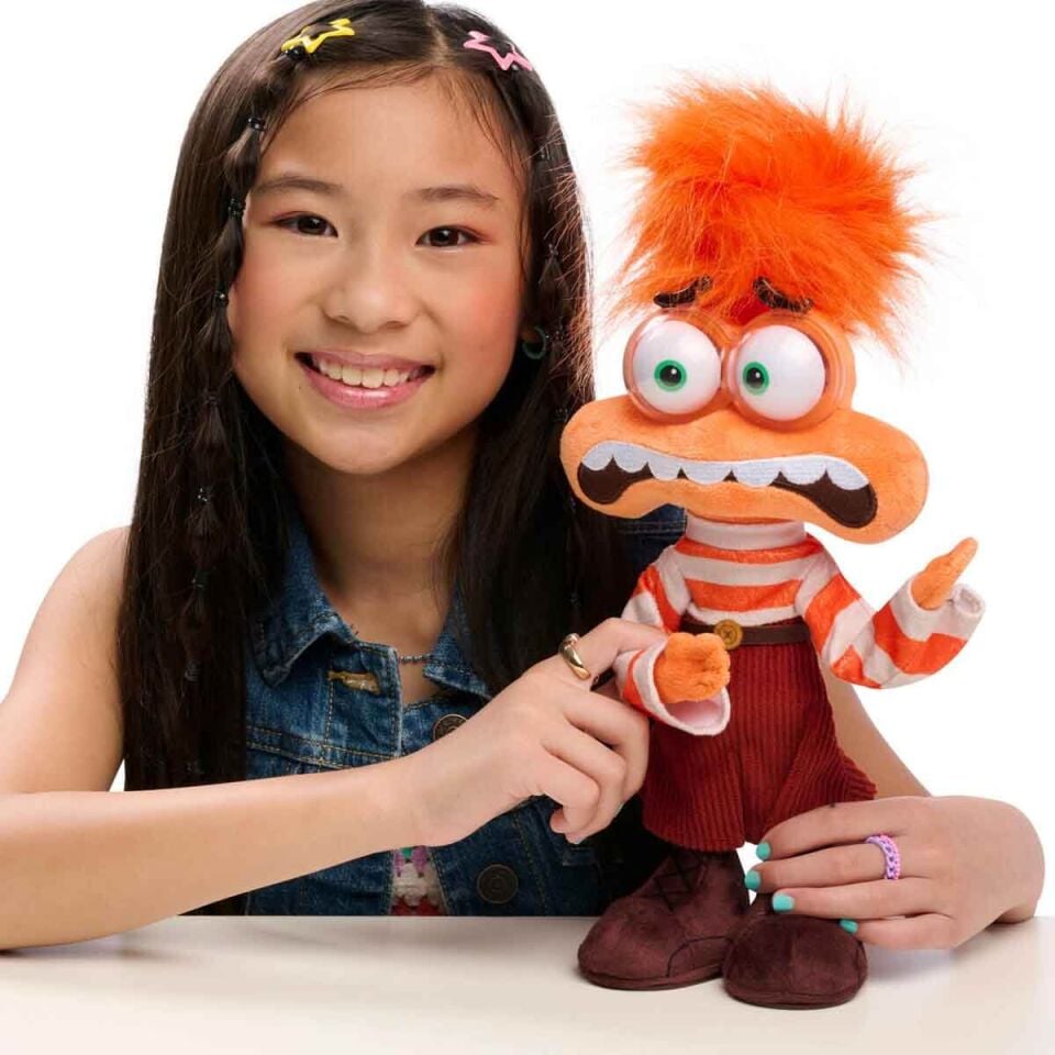 Sesli ve Hareketli Inside Out 2 Kaygı Peluş
