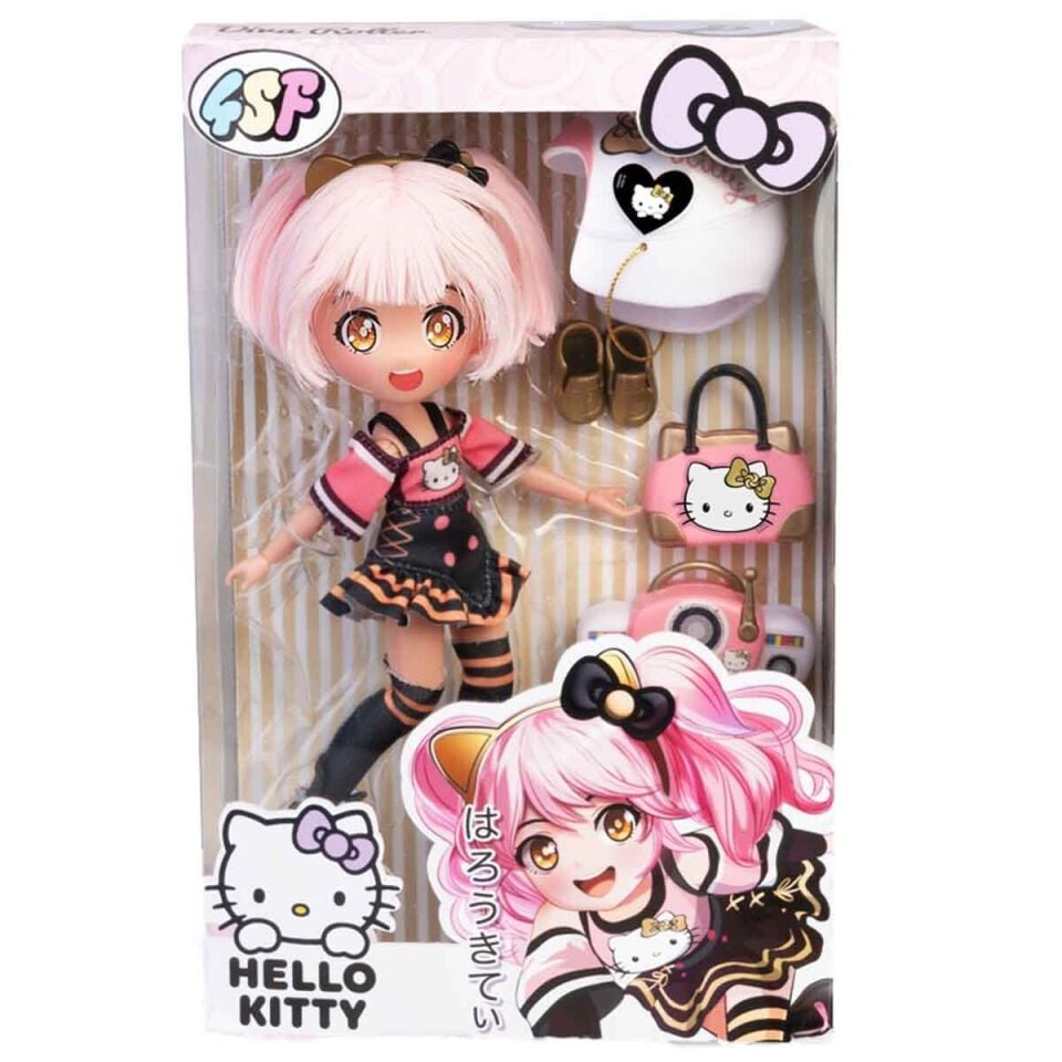 Hello Kitty Manga Bebek Golden Diva Figür Seti HKTF1000
