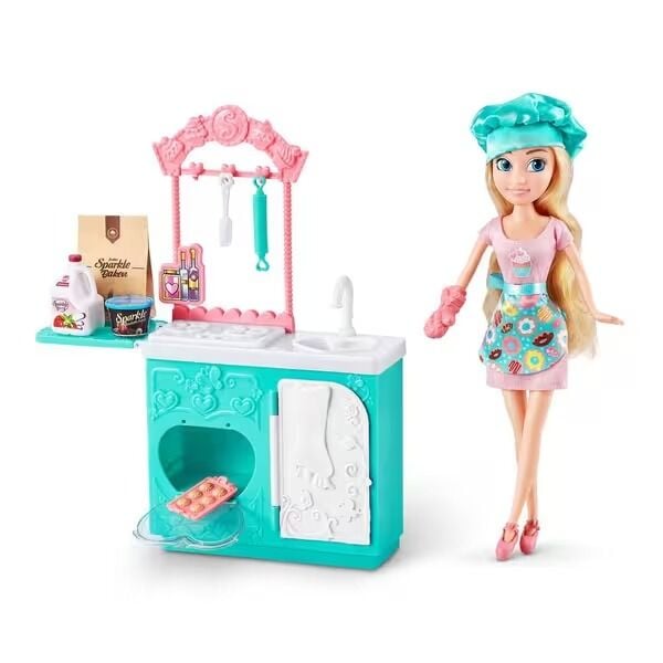 Sparkle Girlz Aşçı Bebek Seti 27 Cm