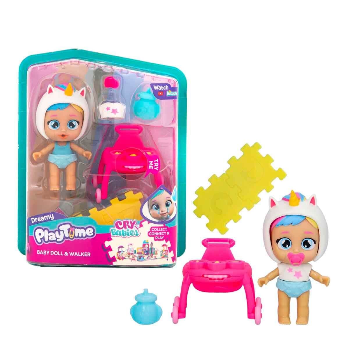 Cry Babies PT Mini Bebek ve Yürüteç Seti
