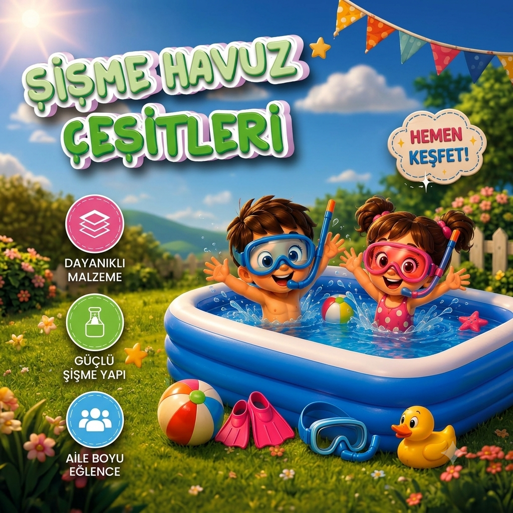 ŞİŞME HAVUZ  ÇEŞİTLERİ